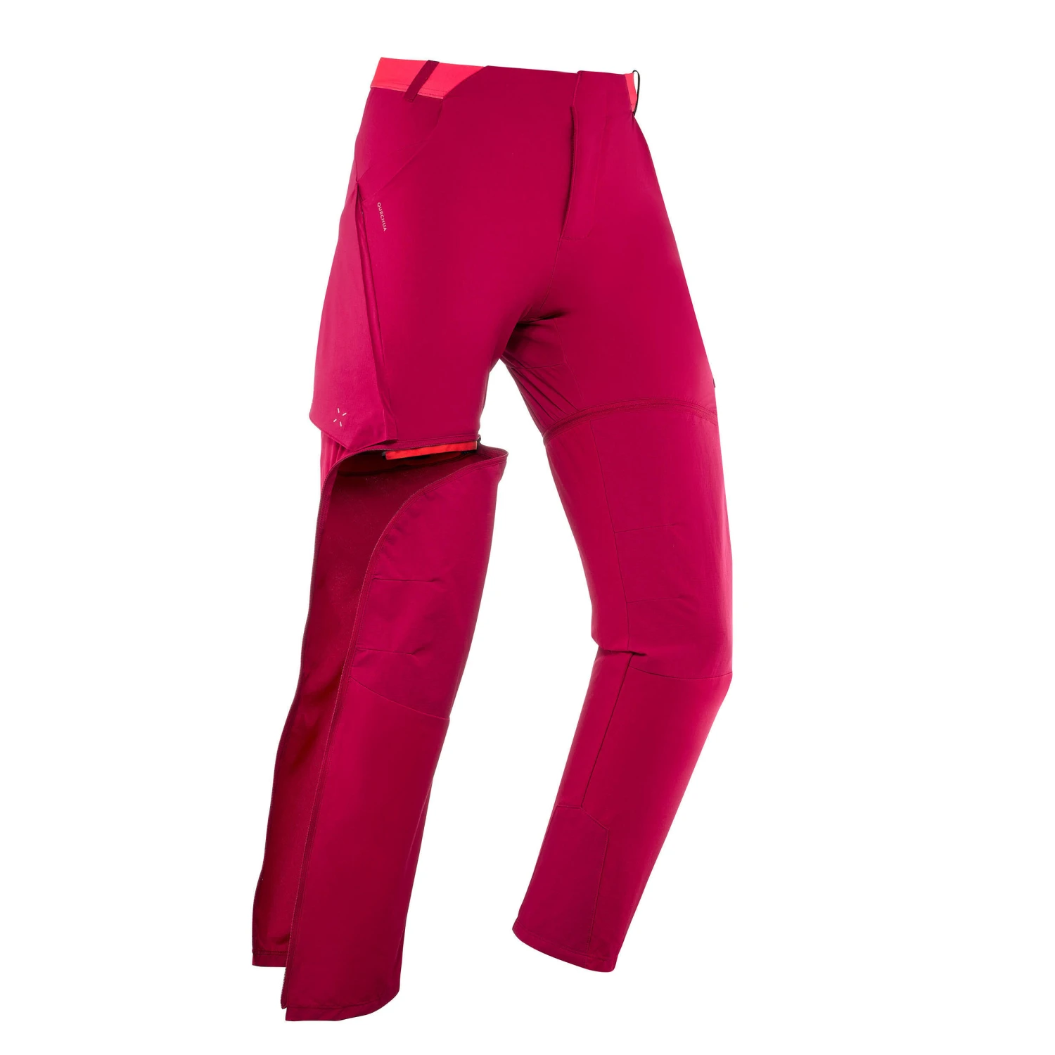 Quechua Kids’ Modulable Hiking Trousers MH500 Raspberry 7 1 Quechua Kids’ Modulable Hiking Trousers MH500 Raspberry 7