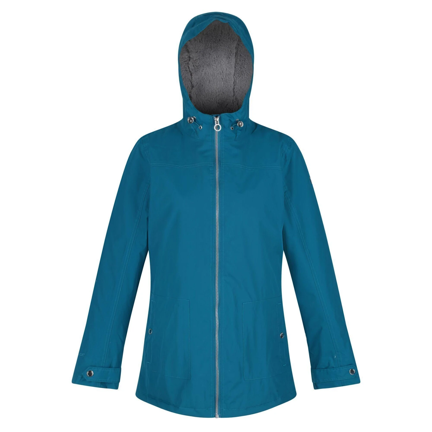 Regatta Womens/Ladies Bergonia II Hooded Waterproof Jacket (Molten Red) 18 Regatta Womens/Ladies Bergonia II Hooded Waterproof Jacket (Molten Red) - Image 18