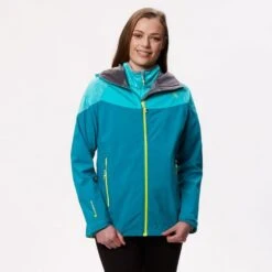 Regatta Womens/Ladies Carletta III Hooded Jacket (Pearl Gentian Blue/Pastel Blue)