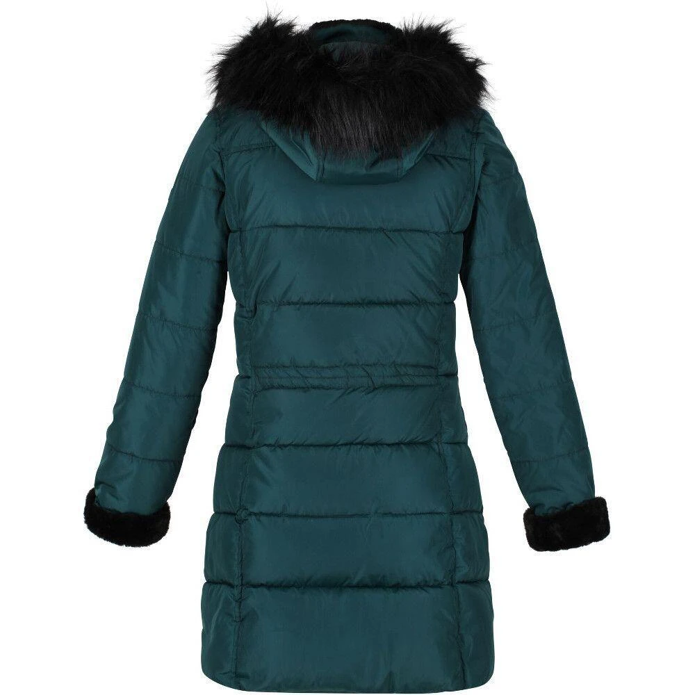 Regatta Womens/Ladies Della Insulated Parka (Evergreen) 2 Regatta Womens/Ladies Della Insulated Parka (Evergreen) - Image 2