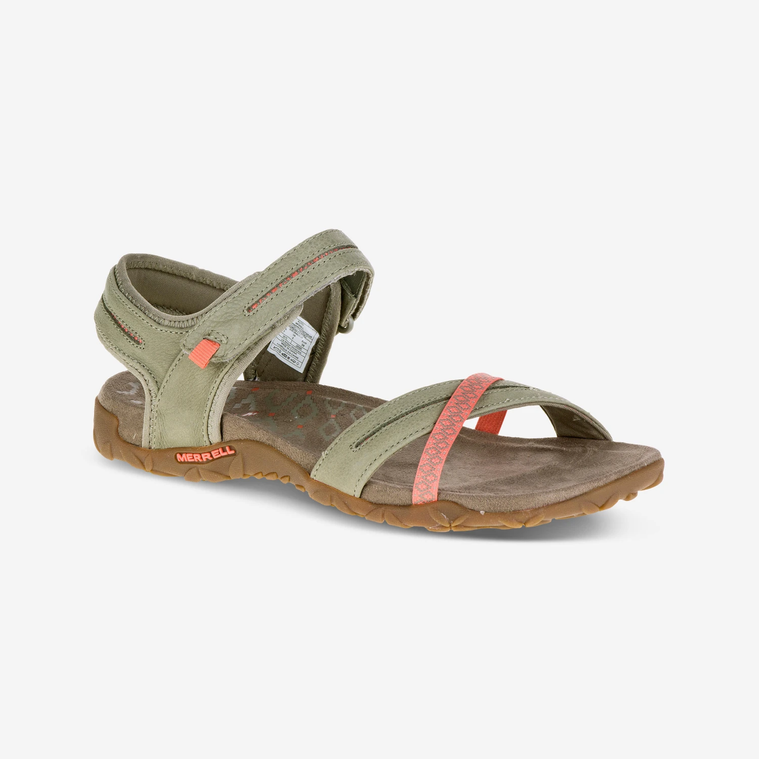 Women's Walking Sandals - Merrell Terran Cross - Khaki 1 Women's Walking Sandals - Merrell Terran Cross - Khaki