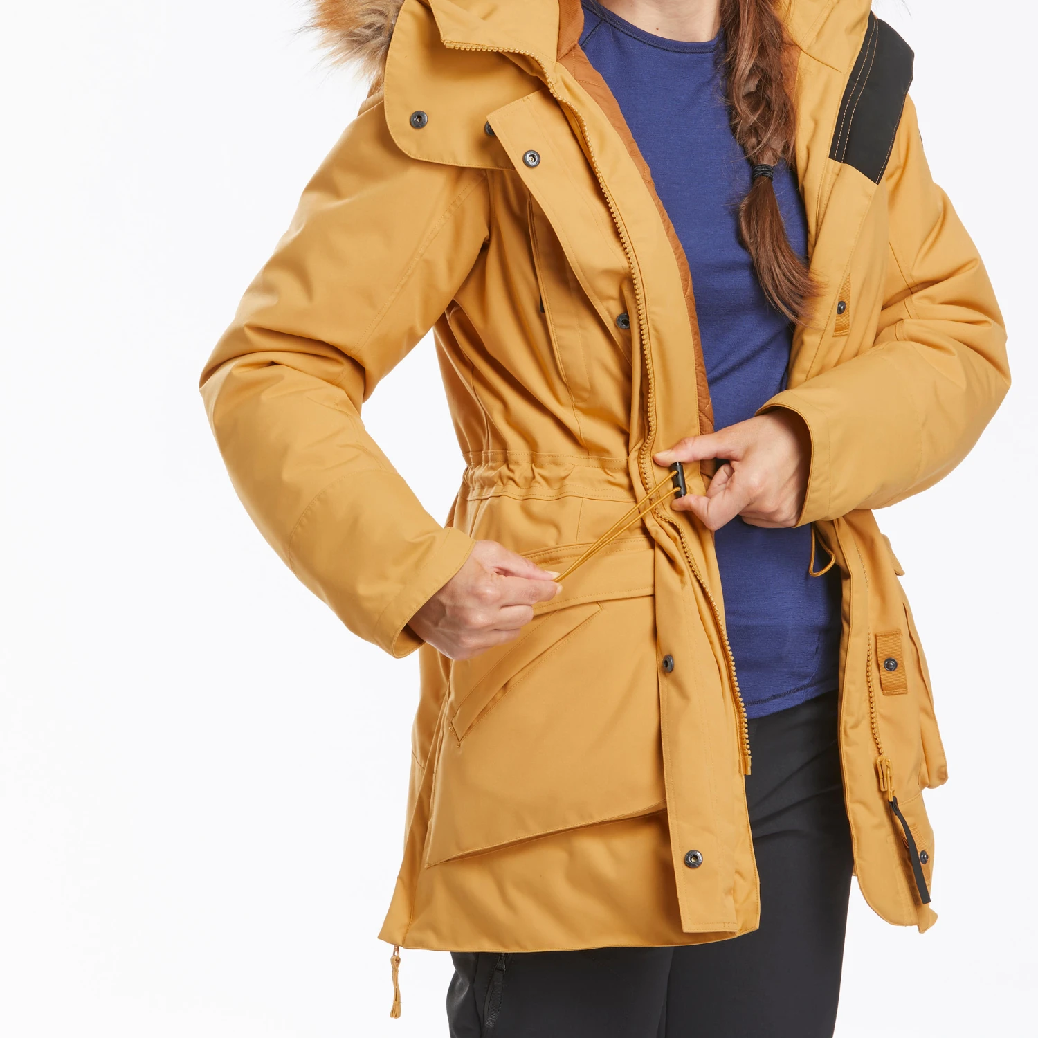 Quechua Refurbished Womens Winter Waterproof Hiking Parka 7 Quechua Refurbished Womens Winter Waterproof Hiking Parka - Image 7