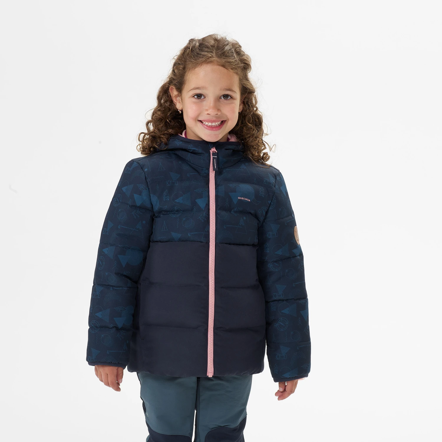 Quechua Kids’ Hiking Padded Jacket - Aged 2-6 3 Quechua Kids’ Hiking Padded Jacket - Aged 2-6 - Image 3