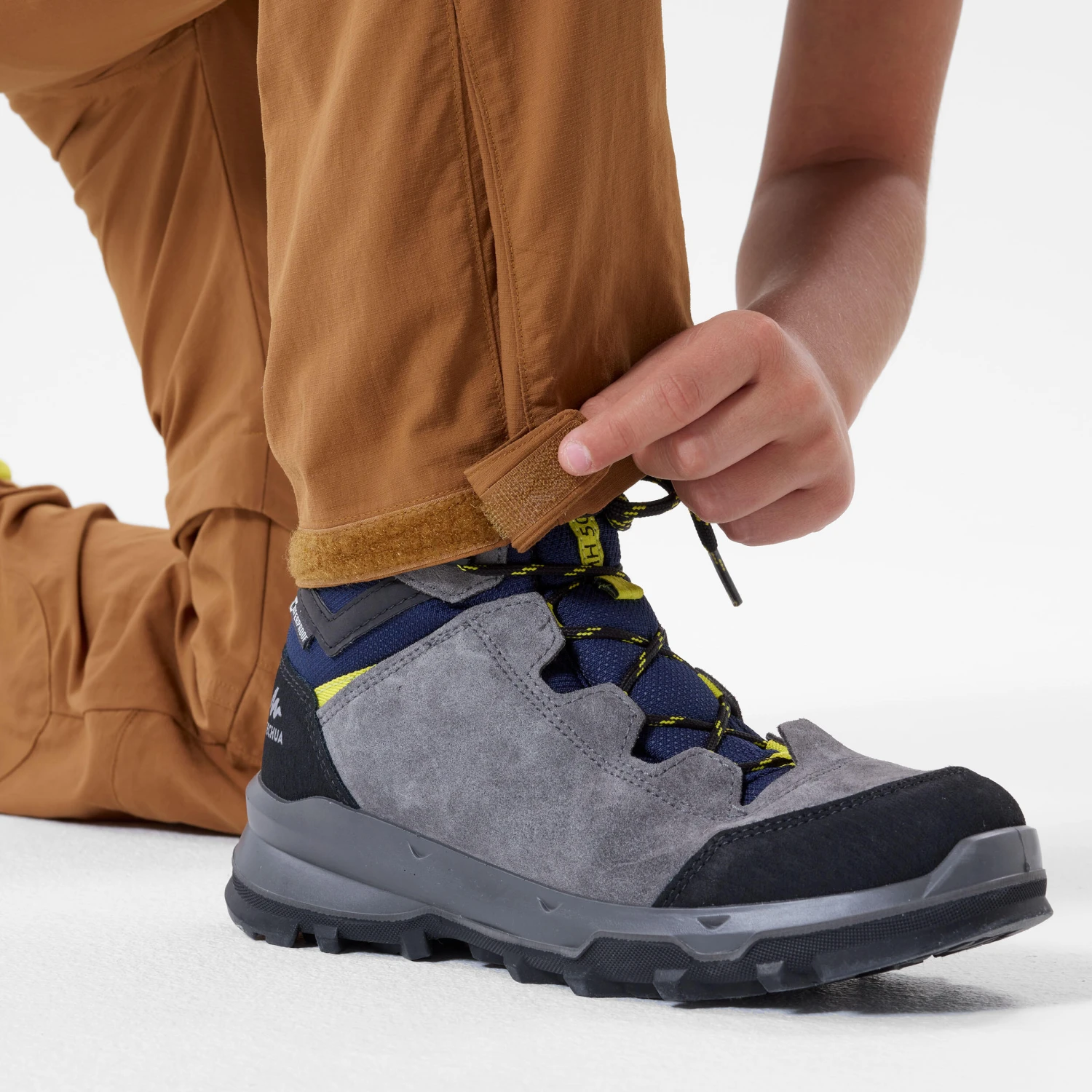 Quechua Kids’ Modular Hiking Trousers MH500 Aged 7 19 Quechua Kids’ Modular Hiking Trousers MH500 Aged 7 - Image 19