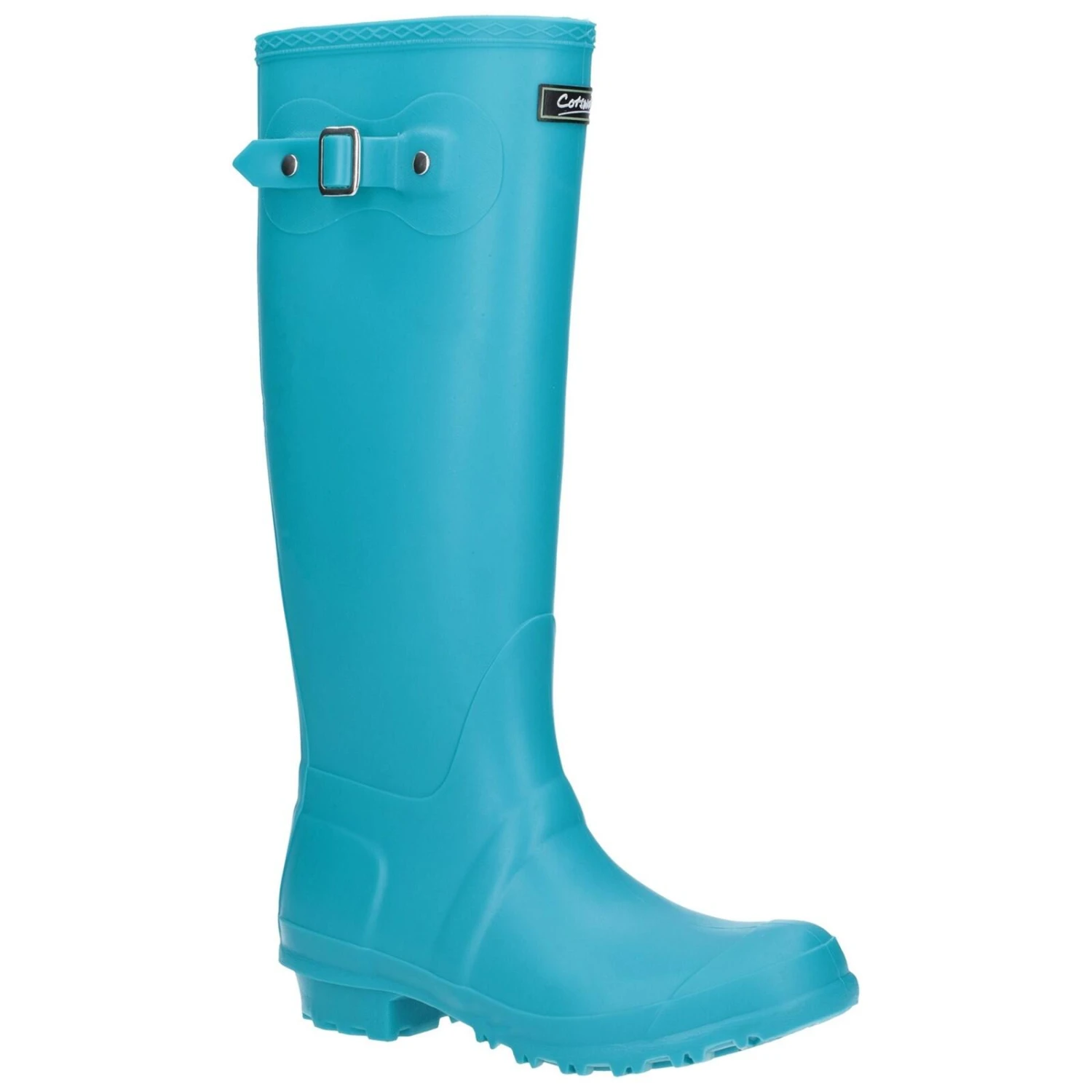 Cotswold Sandringham Plain PVC Wellingtons Turquoise 2 Cotswold Sandringham Plain PVC Wellingtons Turquoise - Image 2