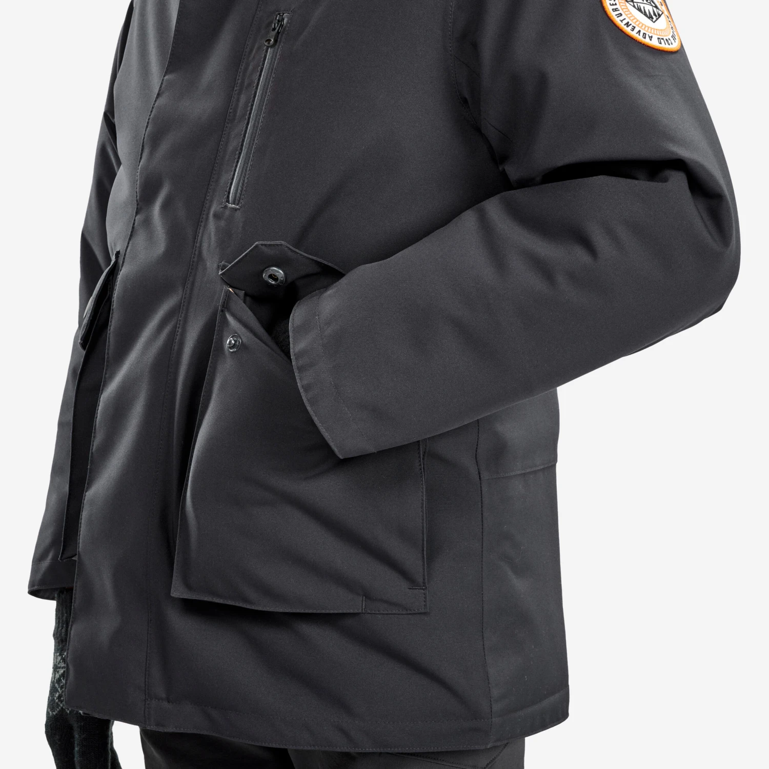 Quechua KIDS’ WARM AND WATERPROOF HIKING PARKA - SH900 -23°C - 7 12 Quechua KIDS’ WARM AND WATERPROOF HIKING PARKA - SH900 -23°C - 7 - Image 12