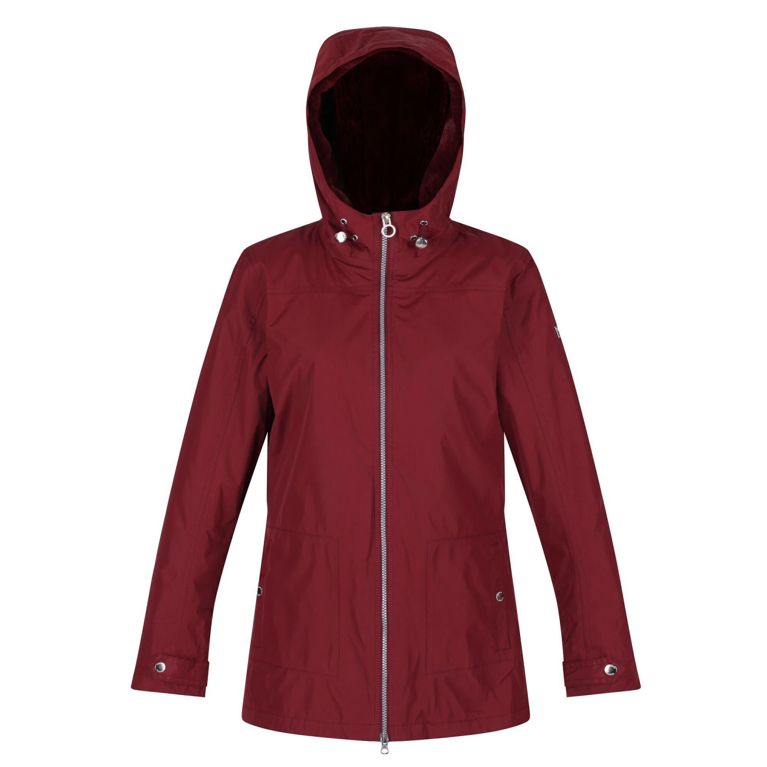Regatta Womens/Ladies Bergonia II Hooded Waterproof Jacket (Molten Red) 6 Regatta Womens/Ladies Bergonia II Hooded Waterproof Jacket (Molten Red) - Image 6