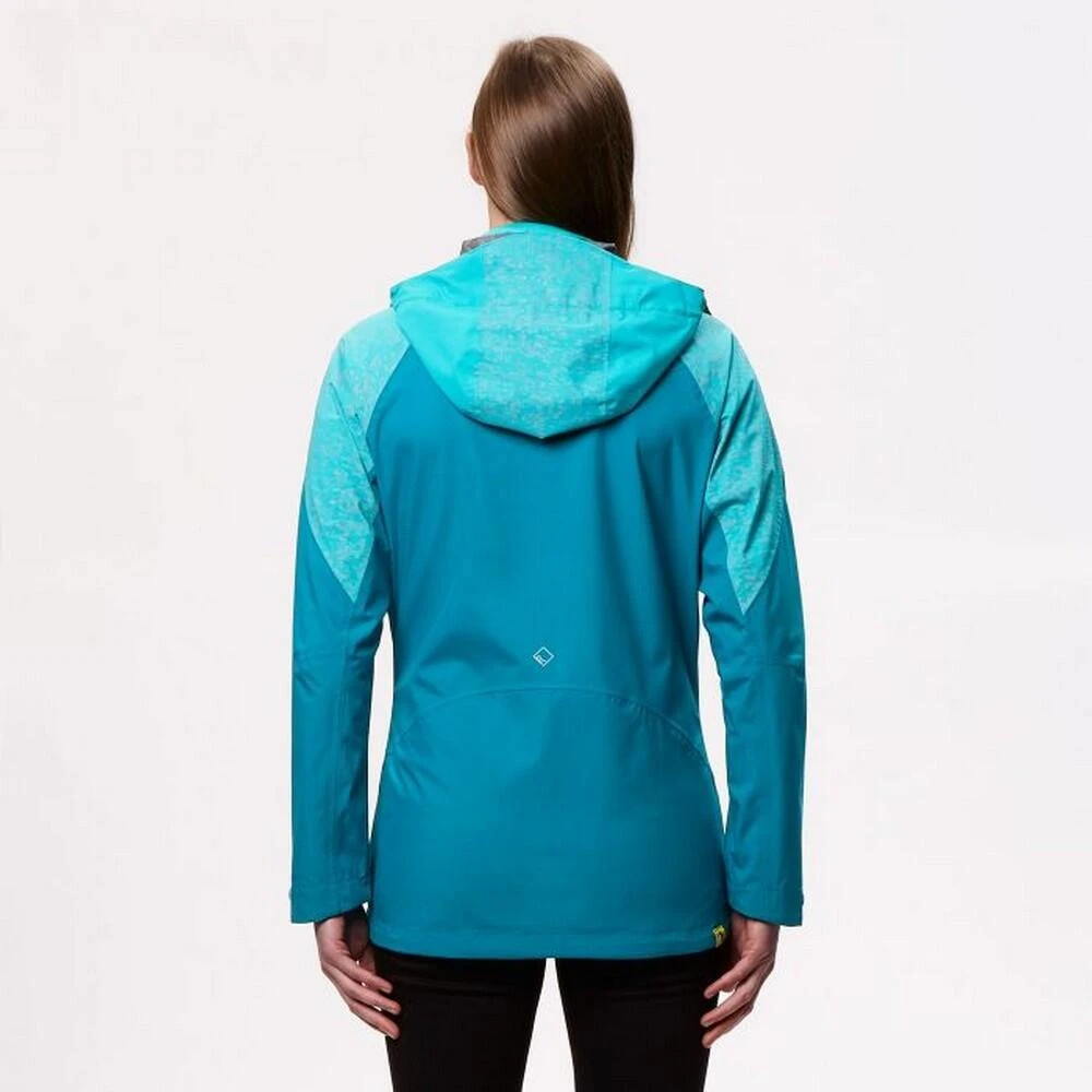 Regatta Womens/Ladies Carletta III Hooded Jacket (Pearl Gentian Blue/Pastel Blue) 3 Regatta Womens/Ladies Carletta III Hooded Jacket (Pearl Gentian Blue/Pastel Blue) - Image 3