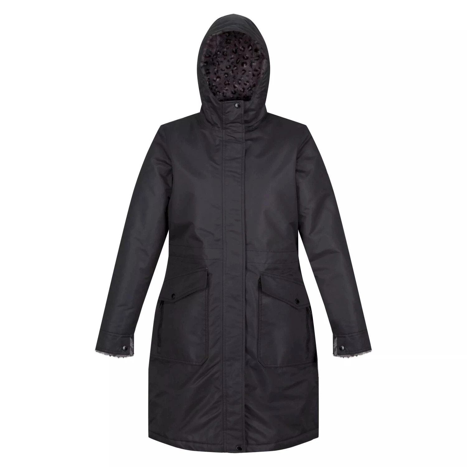 Regatta Womens/Ladies Romine Waterproof Parka (Black) 1 Regatta Womens/Ladies Romine Waterproof Parka (Black)