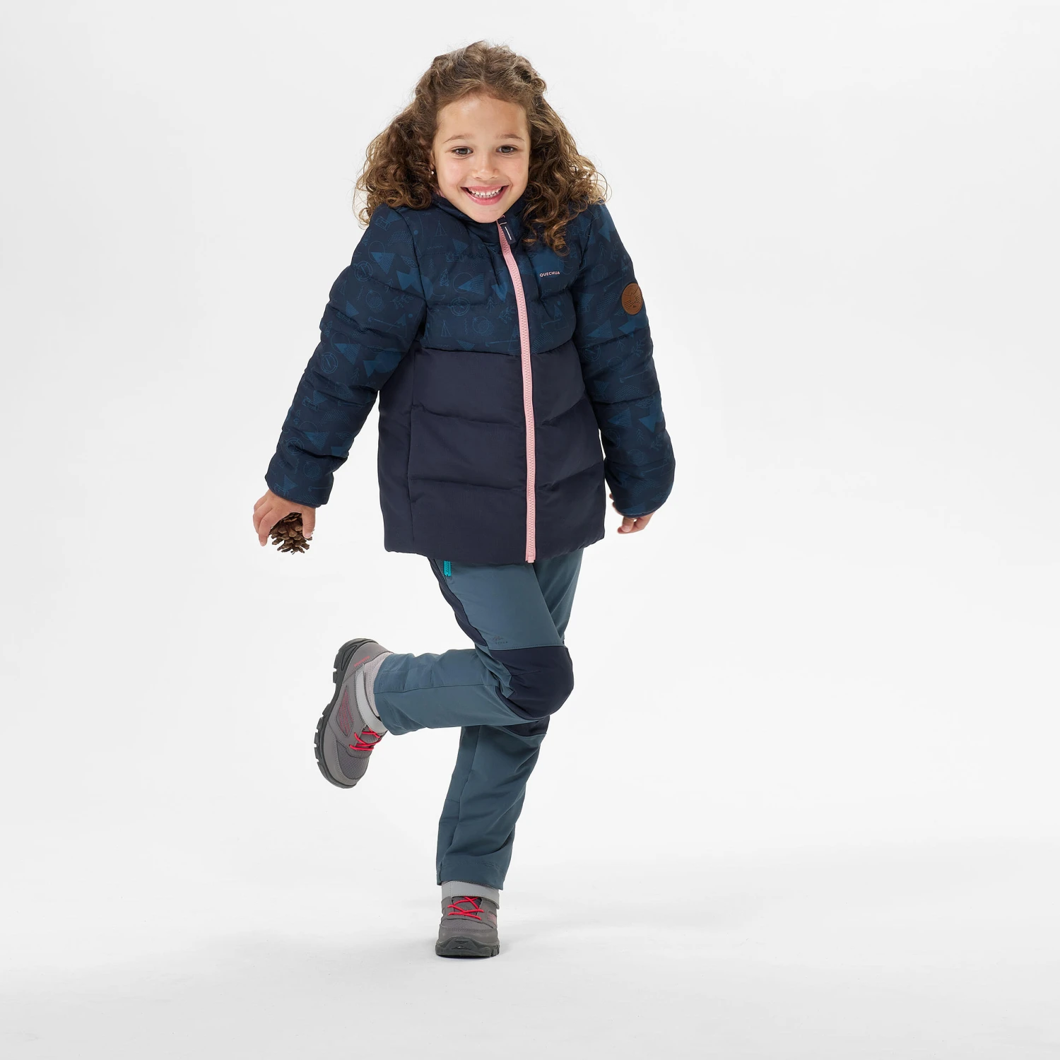 Quechua Kids’ Hiking Padded Jacket - Aged 2-6 2 Quechua Kids’ Hiking Padded Jacket - Aged 2-6 - Image 2
