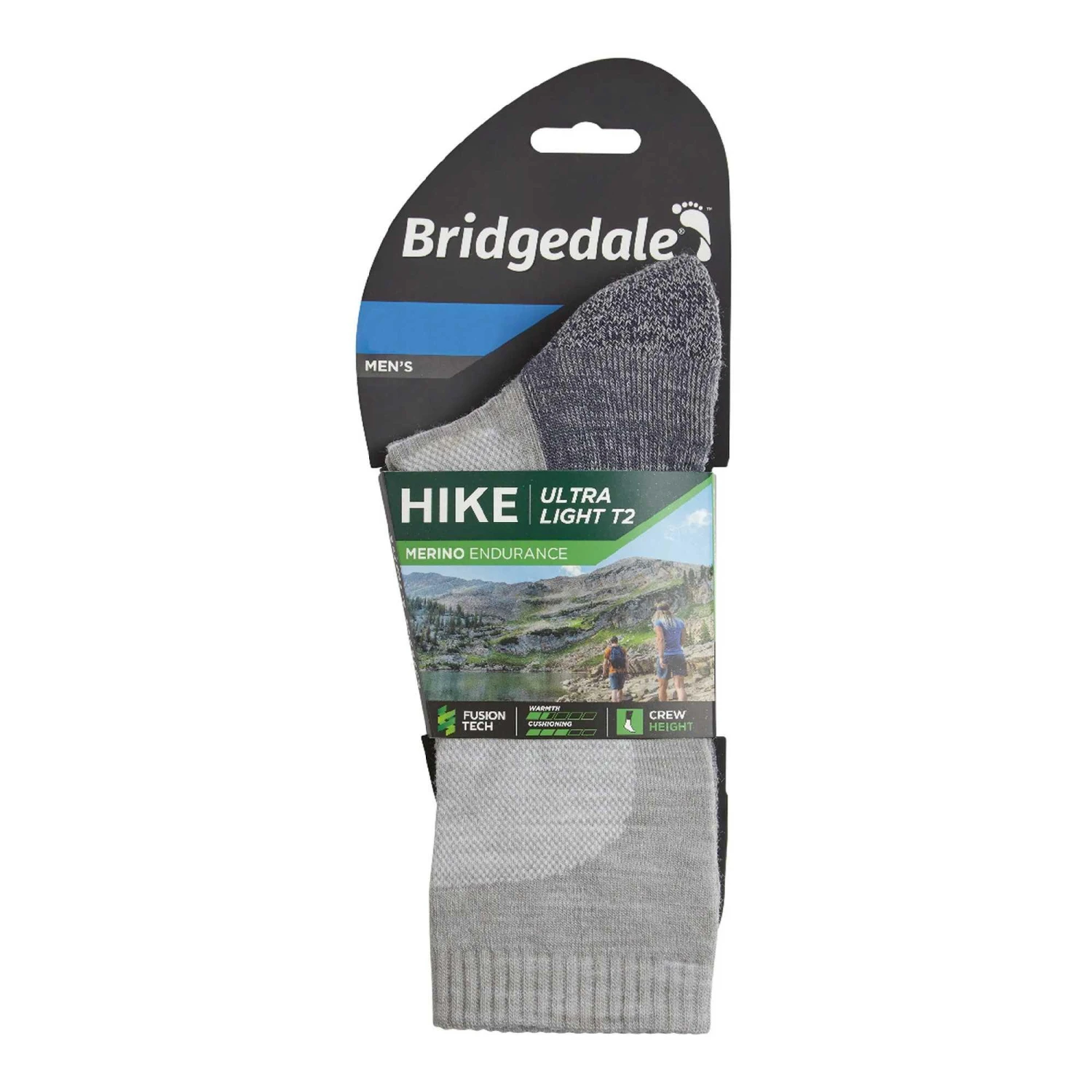 Bridgedale HIKE Ultralight T2 Merino Performance Original Crew Men's 5 Bridgedale HIKE Ultralight T2 Merino Performance Original Crew Men's - Image 5