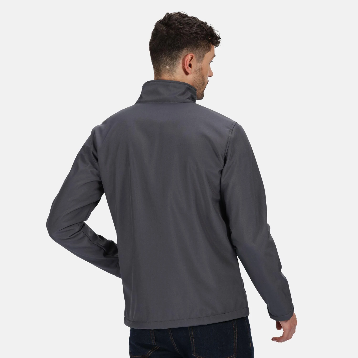 Regatta Mens Ablaze 3 Layer Softshell Jacket (Seal Grey) 2 Regatta Mens Ablaze 3 Layer Softshell Jacket (Seal Grey) - Image 2