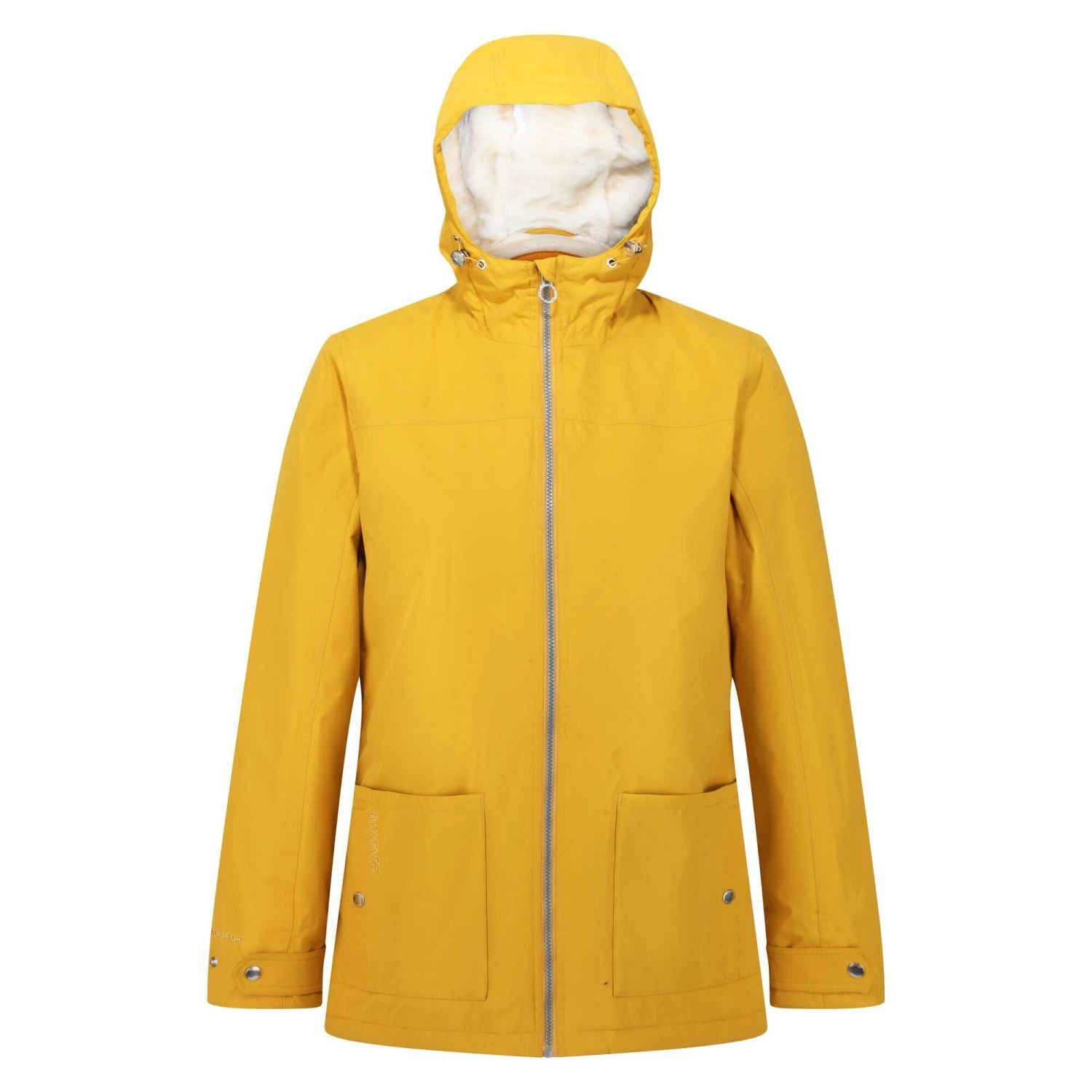 Regatta Womens/Ladies Bergonia II Hooded Waterproof Jacket (Molten Red) 14 Regatta Womens/Ladies Bergonia II Hooded Waterproof Jacket (Molten Red) - Image 14