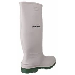 Dunlop Womens/Ladies Pricemastor 380BV Wellington Boots (White/Green) -Hiking Gear Shop kc032c982690d4a2592e5ceda98c91ccb