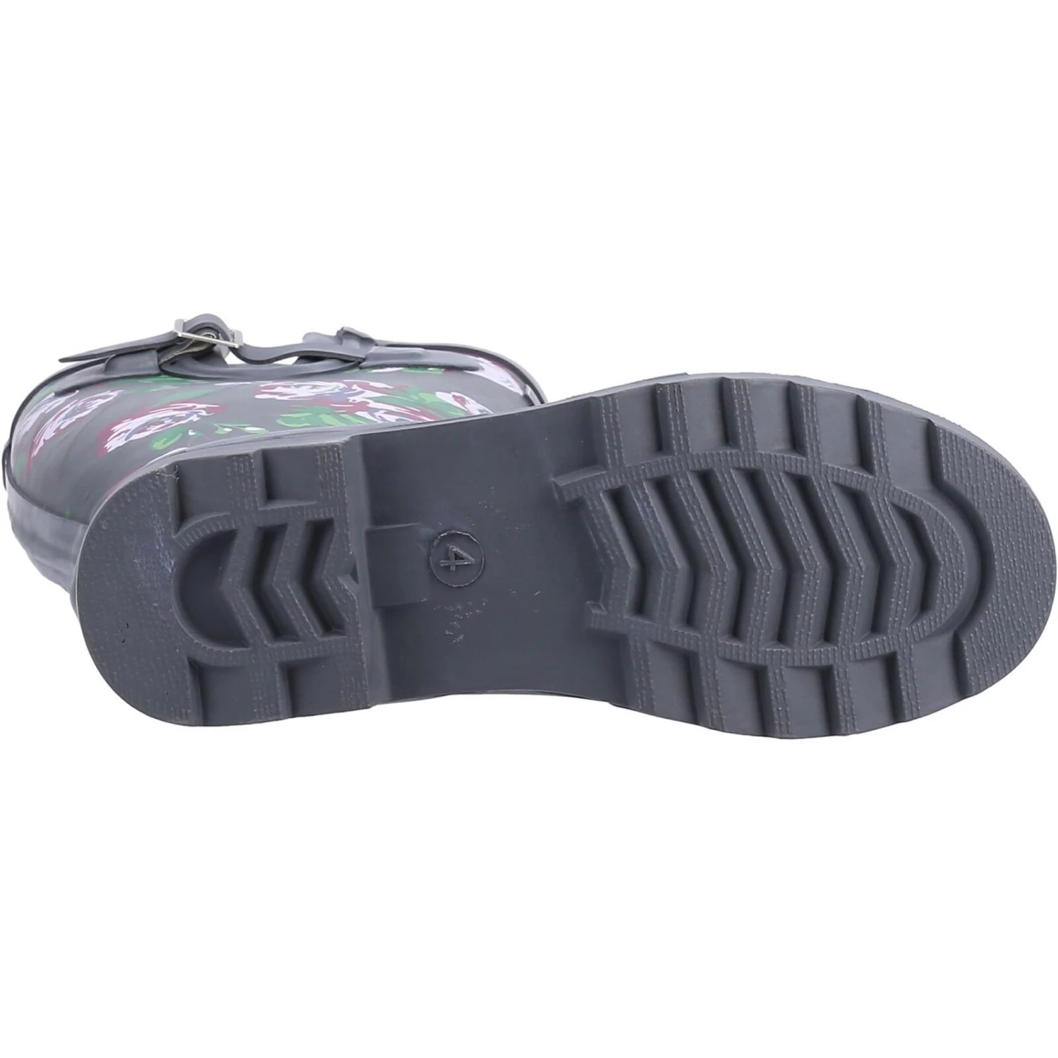 Cotswold Blossom Patterned Wellingtons Purple 4 Cotswold Blossom Patterned Wellingtons Purple - Image 4