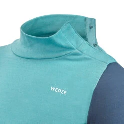 WEDZE Baby Ski Base Layer Top, Undershirt Merino Wool MERIWARM Turquoise 15 WEDZE Baby Ski Base Layer Top, Undershirt Merino Wool MERIWARM Turquoise -Hiking Gear Shop kc2e62fedec43a2f26696d5e5eea4049e