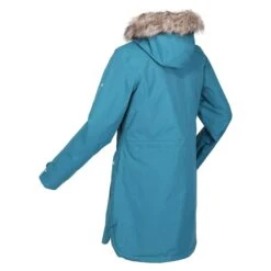 Regatta Womens/Ladies Sabinka Faux Fur Trim Parka (Slate Blue) 28 Regatta Womens/Ladies Sabinka Faux Fur Trim Parka (Slate Blue) -Hiking Gear Shop kc438fde3b4ca6d3cf51f01c6f49f4c51