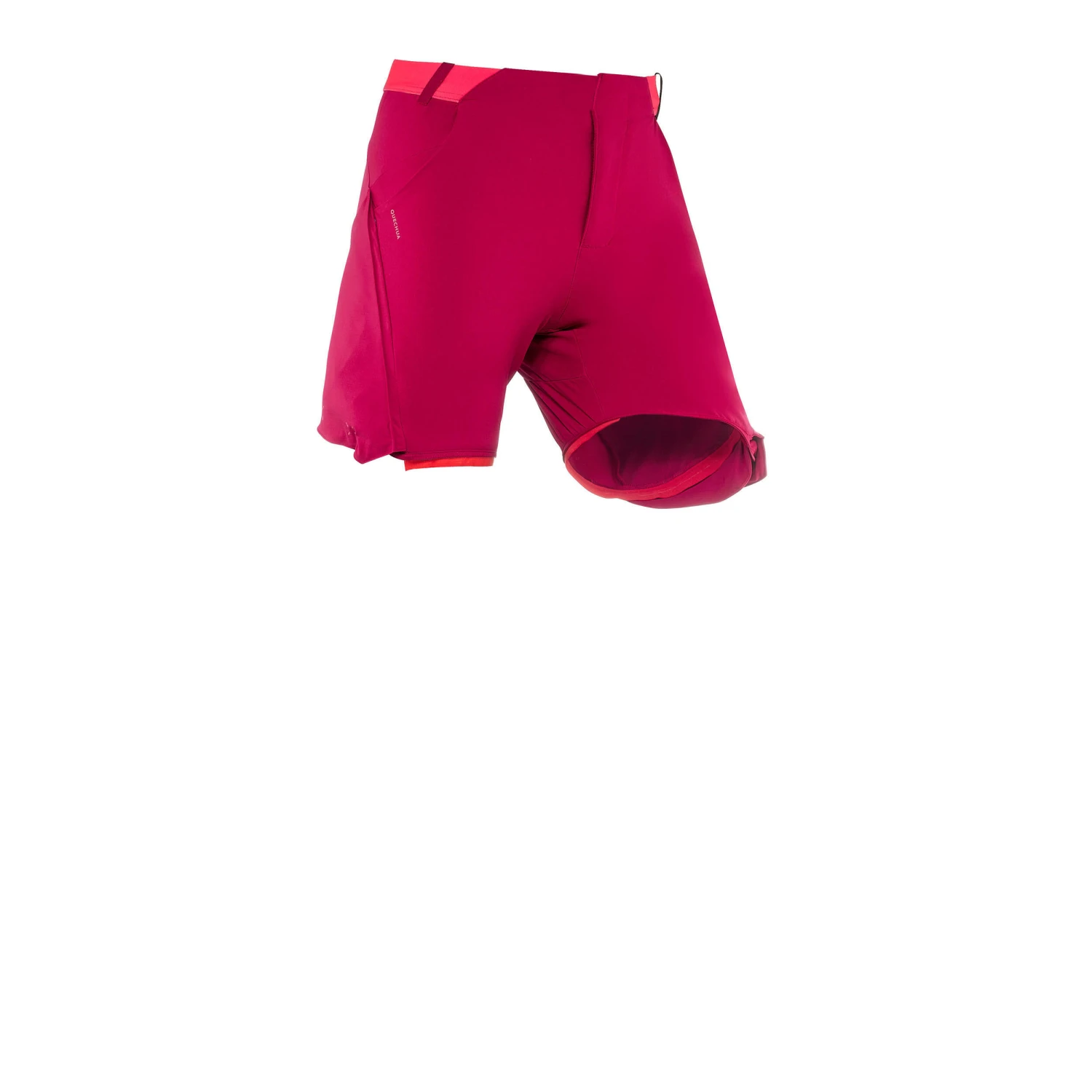 Quechua Kids’ Modulable Hiking Trousers MH500 Raspberry 7 2 Quechua Kids’ Modulable Hiking Trousers MH500 Raspberry 7 - Image 2