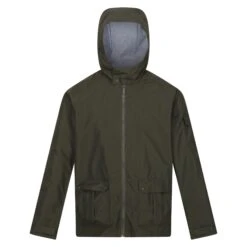 Regatta Mens Bergen Waterproof Jacket (Dark Khaki)