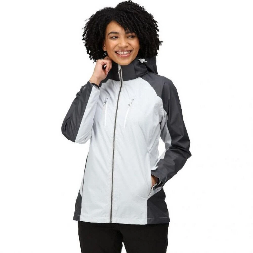 Regatta Womens/Ladies Calderdale IV Waterproof Jacket (Pastel Lilac/Light Amethys) 8 Regatta Womens/Ladies Calderdale IV Waterproof Jacket (Pastel Lilac/Light Amethys) - Image 8