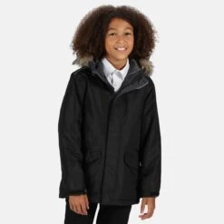 Regatta Childrens Cadet Parka Jacket (Black) 10 Regatta Childrens Cadet Parka Jacket (Black) -Hiking Gear Shop kd51779b0f5f8687d5bf1956da52bebf3