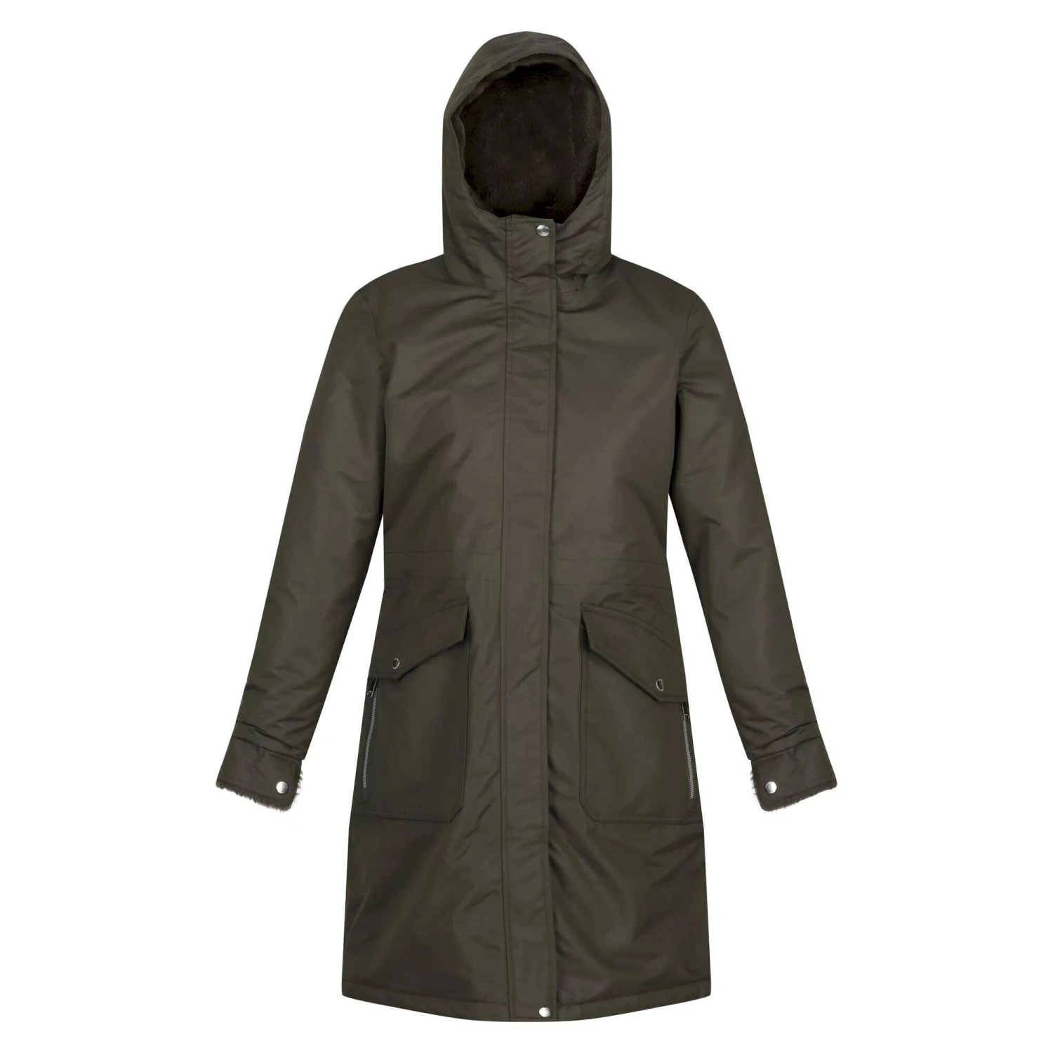 Regatta Womens/Ladies Romine Waterproof Parka (Black) 6 Regatta Womens/Ladies Romine Waterproof Parka (Black) - Image 6