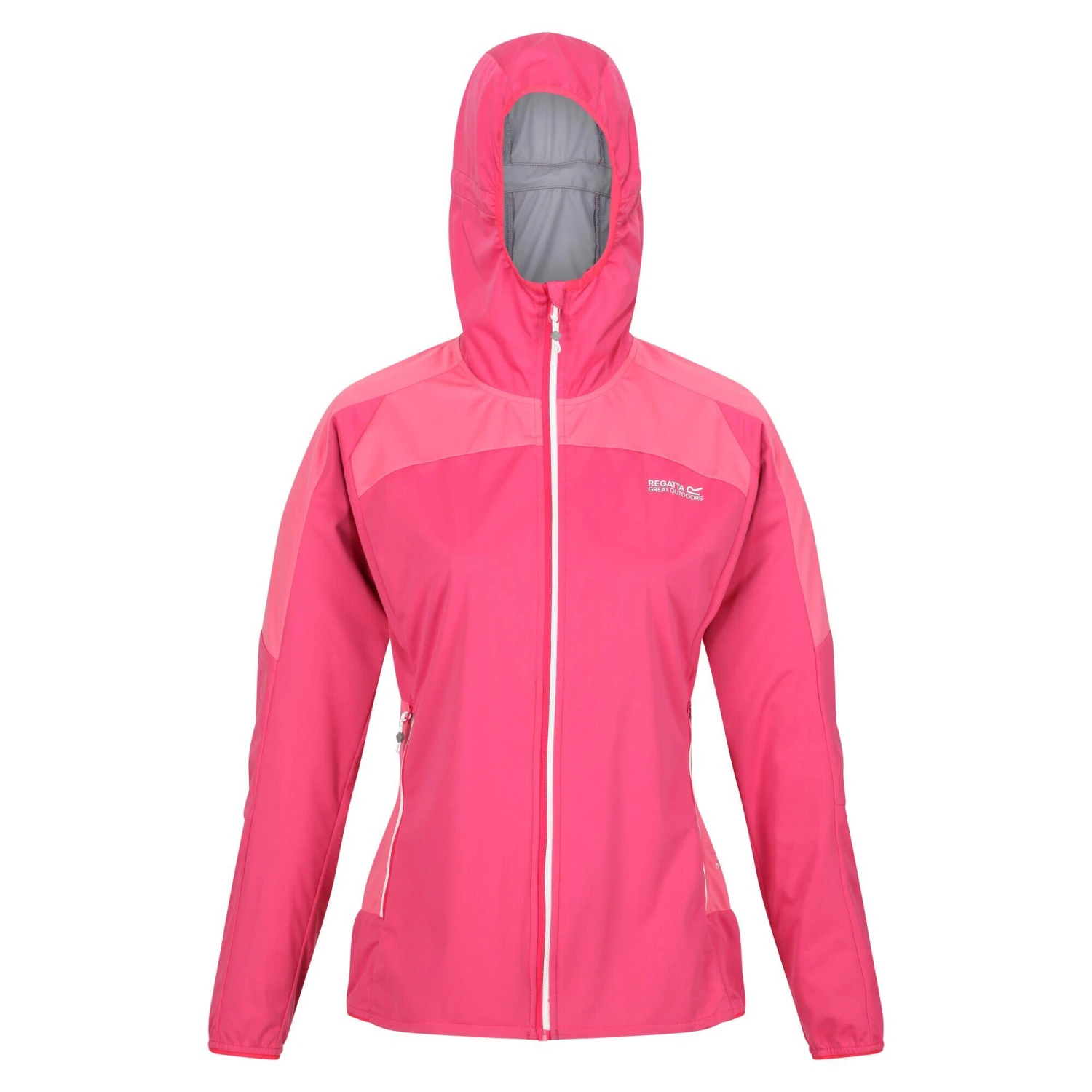 Regatta Womens/Ladies Tarvos IV Softshell Jacket (Neon Peach/Fusion Coral) 6 Regatta Womens/Ladies Tarvos IV Softshell Jacket (Neon Peach/Fusion Coral) - Image 6