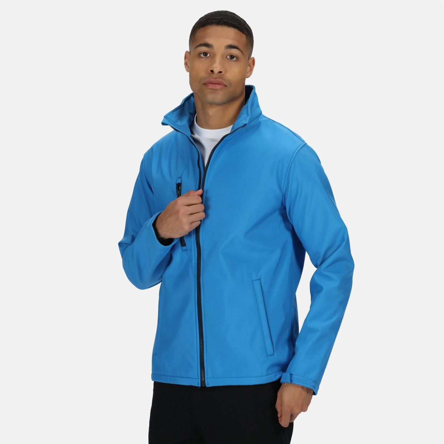 Regatta Mens Ablaze 3 Layer Softshell Jacket (Seal Grey) 8 Regatta Mens Ablaze 3 Layer Softshell Jacket (Seal Grey) - Image 8