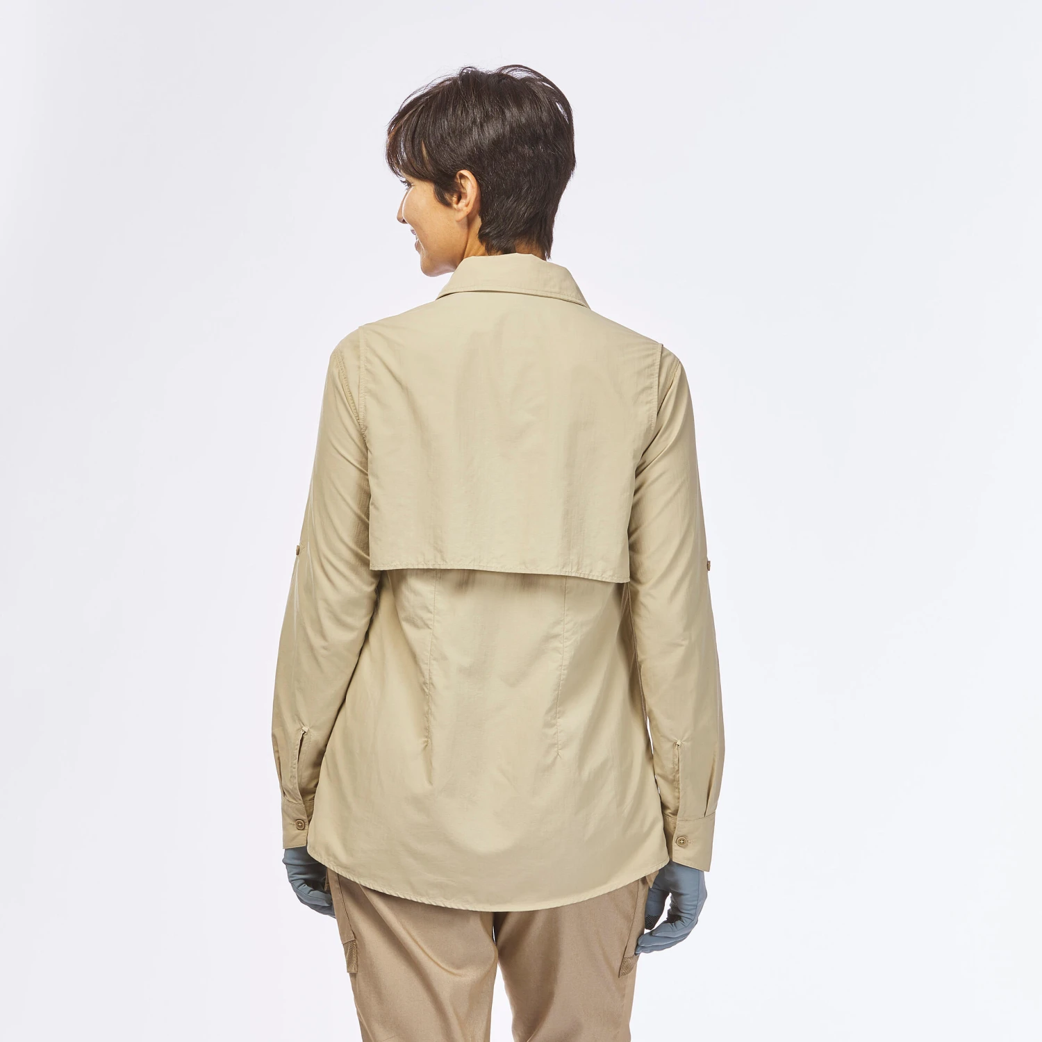 Women's Anti-UV Long-sleeved Desert Trekking Shirt DESERT 900 5 Women's Anti-UV Long-sleeved Desert Trekking Shirt DESERT 900 - Image 5