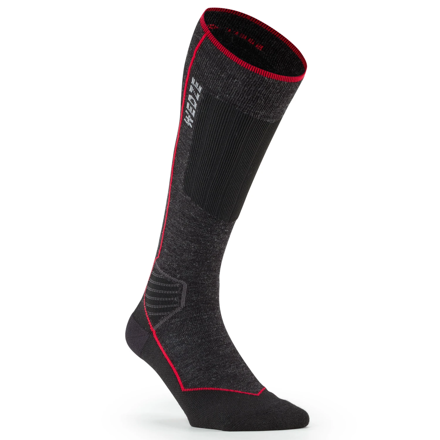 WEDZE ADULT WOOLLEN SKI AND SNOWBOARD SOCKS - 900 WOOL - BLACK 1 WEDZE ADULT WOOLLEN SKI AND SNOWBOARD SOCKS - 900 WOOL - BLACK