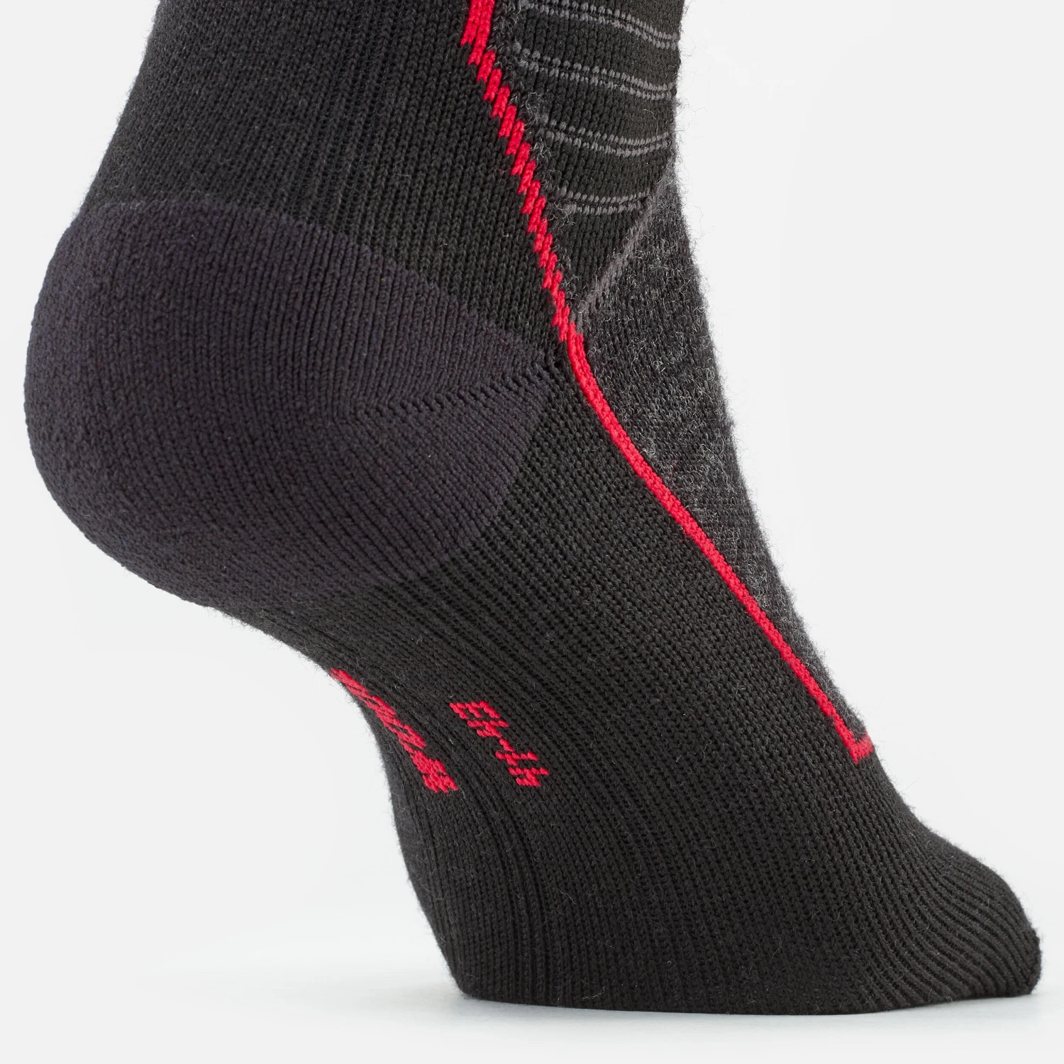 WEDZE ADULT WOOLLEN SKI AND SNOWBOARD SOCKS - 900 WOOL - BLACK 5 WEDZE ADULT WOOLLEN SKI AND SNOWBOARD SOCKS - 900 WOOL - BLACK - Image 5