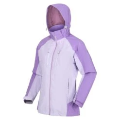 Regatta Womens/Ladies Calderdale IV Waterproof Jacket (Pastel Lilac/Light Amethys) 25 Regatta Womens/Ladies Calderdale IV Waterproof Jacket (Pastel Lilac/Light Amethys) -Hiking Gear Shop ke8dcb39b16cf6abae5ab8b4c981f6177