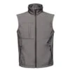 Regatta Mens Octagon II Printable Soft Shell Bodywarmer (Seal Grey/Black)