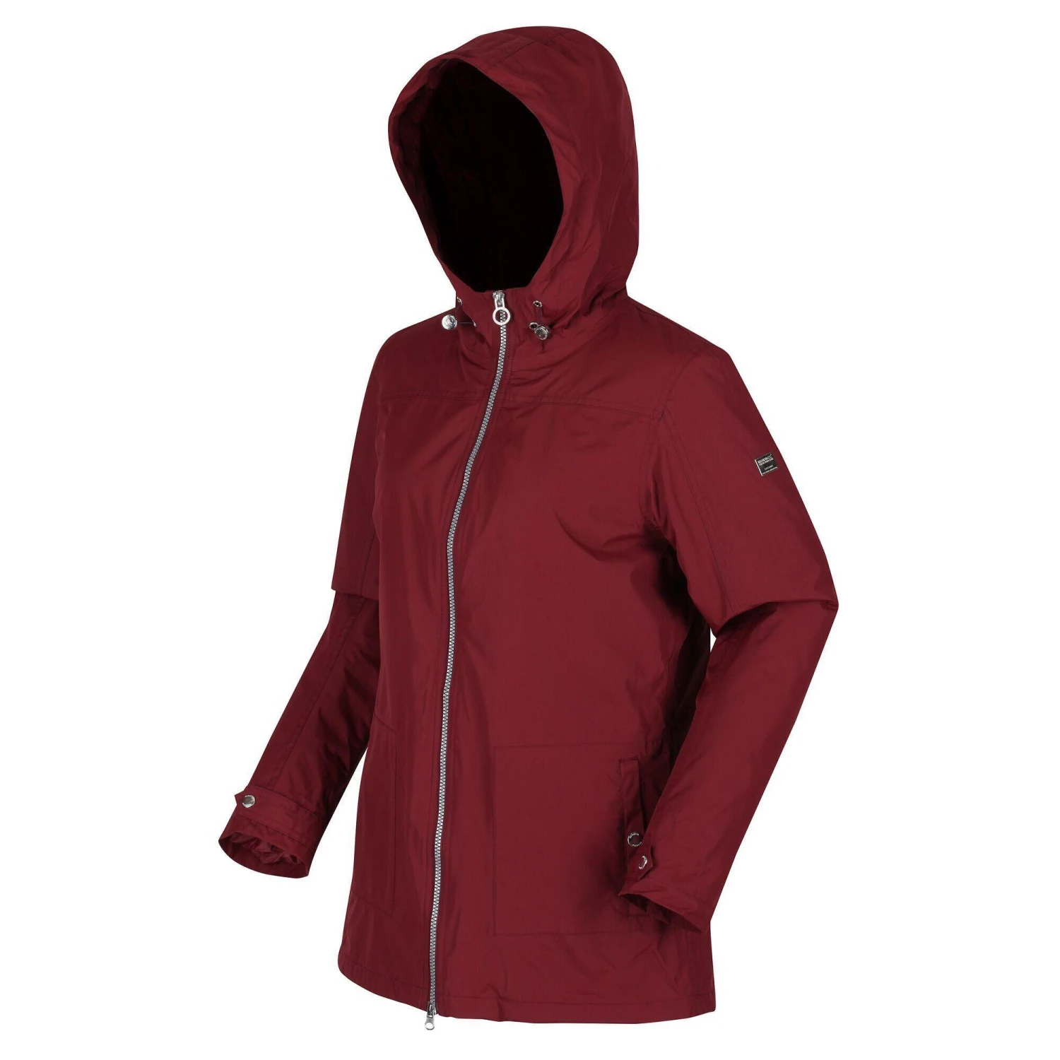 Regatta Womens/Ladies Bergonia II Hooded Waterproof Jacket (Molten Red) 9 Regatta Womens/Ladies Bergonia II Hooded Waterproof Jacket (Molten Red) - Image 9