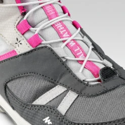 Quechua Kids' Waterproof Lace-Up Boots - Size 3-5 -Hiking Gear Shop kef503c99209a2a830f031fdd37ece8ef