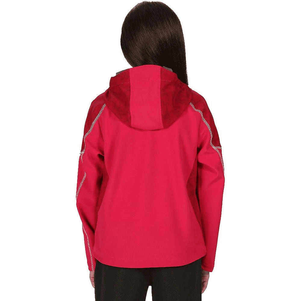 Regatta Childrens/Kids Acidity IV Reflective Hooded Softshell Jacket (Duchess 3 Regatta Childrens/Kids Acidity IV Reflective Hooded Softshell Jacket (Duchess - Image 3
