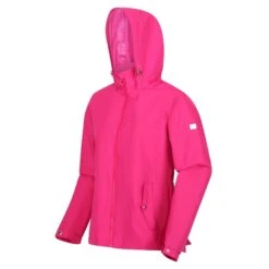 Regatta Womens/Ladies Laiyah Waterproof Jacket (Fusion Pink) -Hiking Gear Shop kf1247c4396665ba1ffd52e61afcf8cf3