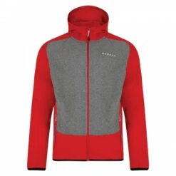 Dare 2b Dare2B Mens Creed Softshell Jacket (Orient Red/Traffic Black)