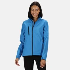 Regatta Womens/Ladies Ablaze 3 Layer Membrane Soft Shell Jacket (Black) 19 Regatta Womens/Ladies Ablaze 3 Layer Membrane Soft Shell Jacket (Black) -Hiking Gear Shop kf9566bca356ad86c544edef8da1b7e66