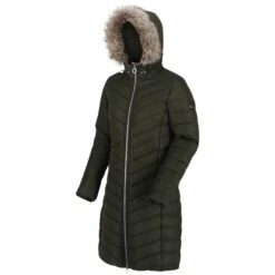 Regatta Womens/Ladies Fritha Parka (Dark Khaki) -Hiking Gear Shop kf9e211531ddf71411603d9ebc2a2e033