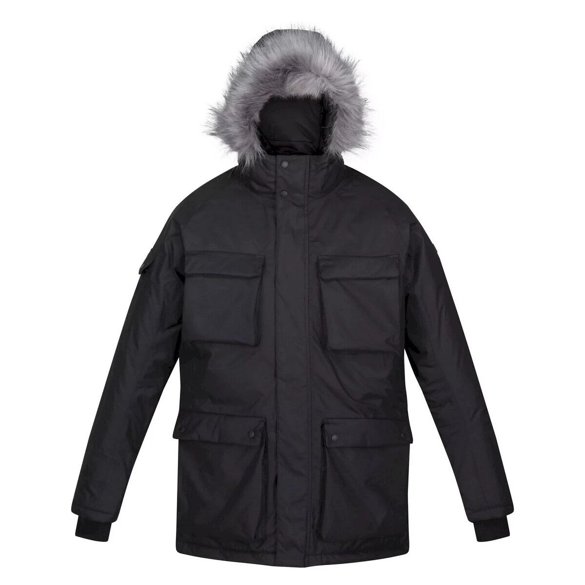 Regatta Mens Aziel Waterproof Parka (Black) 1 Regatta Mens Aziel Waterproof Parka (Black)