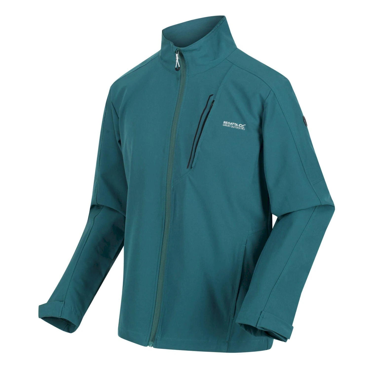 Regatta Mens Nantfeld Soft Shell Jacket (Pacific Green) 4 Regatta Mens Nantfeld Soft Shell Jacket (Pacific Green) - Image 4