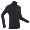 WEDZE Men's Ski Base Layer - BL 900 Wool High Neck